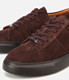 Erkek Süet Deri Kahverengi Düz Günlük Ayakkabı