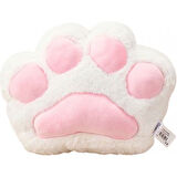 Kedi Pati Peluş Yastık Beyaz