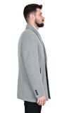 Cengiz İnler İtalyan Hasır Desen Slim Fit Erkek Ceket
