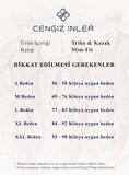 Cengiz İnler Bisiklet Yaka Desenli Yünlü Erkek Triko Kazak