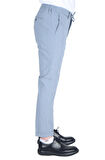 Cengiz İnler Slimfit Erkek Çizgili Gofre Pantolon