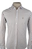 Cengiz İnler Kalın King Çizgili Slim Fit Erkek Gömlek