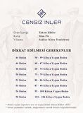 Cengiz İnler Kırlangıç Yaka Slim Fit Yelekli Erkek Takım Elbise