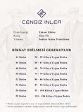 Cengiz İnler Kırçıllı Desen Yelekli  Erkek Takım Elbise