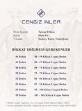 Cengiz İnler Slim Çizgili Yelekli  Erkek Takım Elbise