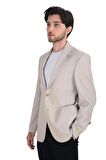 Cengiz İnler Kırçıllı Slim Fit Erkek Ceket