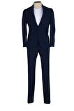 Cengiz İnler Kırlangıç Yaka Lycra Slim Fit Erkek Takım Elbise