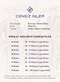 Cengiz İnler İnce Çizgili Kruvaze Erkek Takım Elbise