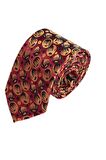 Cengiz İnler Daire Desenli Mendilli Mikrofiber Erkek Kravat