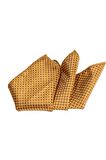 Cengiz İnler Pöti Kareli Desen Mendilli Mikrofiber Erkek Kravat