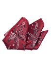 Cengiz İnler Karışık Şal Desenli Mendilli Mikrofiber Erkek Kravat