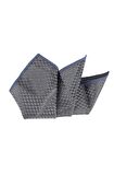 Cengiz İnler Pütü Kare Desenli Mendilli Mikrofiber Erkek Kravat