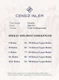 Cengiz İnler Yaka Düğmeli Kendinden Desenli Erkek Slimfit Gömlek