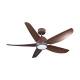 Darkrose Yaldızlı Aydınlatmalı Uzaktan Kumandalı 132cm Tavan Vantilatörü