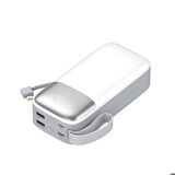 Sword 30000 mAh Kablolu Powerbank SW-30PO3 Beyaz