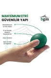 EL EGZERSİZ TOPU SİLİKON YEŞİL