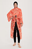 Remsa Tesettür Mayo Üzerine Tek Kaftan Kimono Pareo RP007 Melis | 1