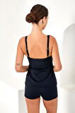 LAPİENO 254501 Aksesuarlı Şortlu Tankini