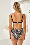 LAPİENO 254231 Kaplı Toparlayıcı Bikini Takım