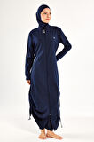 Uzun Tam Boy Tam Kapalı Tesettür Mayo 1232 Laci01 | L