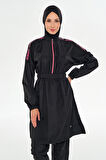 Paraşüt Tam Kapalı Tesettür Mayo 2504 Siyah | M