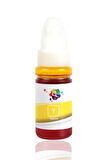 QC Epson EcoTank ET-2815 Uyumlu Yazıcı Mürekkebi 70ml Y Yellow Sarı Dye