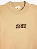 4WAM70123MK Koton Erkek  Sweat BEJ