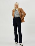 İspanyol Kot Pantolon Normal Bel - Flare Jean