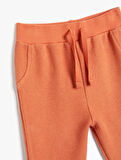 Basic Jogger Eşofman Altı Beli Bağlamalı Kaşkorse Pamuklu