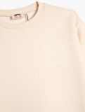 4WKG10225AK Koton Kız Çocuk  Sweat BEJ