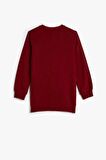 Koton Erkek Çocuk Sweatshirt Şardonlu Bisiklet Yaka Baskılı Pamuklu