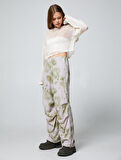 Paraşüt Pantolon Batik Desenli  Beli ve Paçası Lastikli Stoperli