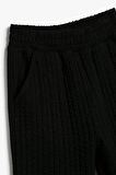 Koton Kız Çocuk Basic Jogger Eşofman Altı Dokulu Beli Lastikli Cepli
