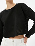 Ajurlu Crop Kazak Relax Fit