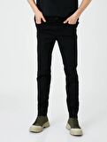 4WAM40239ND Koton Erkek  Jean Pantolon SİYAH