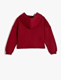 4WKG10489AK Koton Kız Çocuk Sweat BORDO