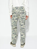 Kamuflaj Pantolon Cep Detaylı Düğmeli