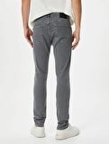 4SAM40017ND Koton Erkek Jean Pantolon GRİ