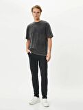 4SAM40031ND Koton Erkek Jean Pantolon SİYAH