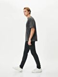 4SAM40031ND Koton Erkek Jean Pantolon SİYAH