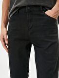 4SAM40031ND Koton Erkek Jean Pantolon SİYAH