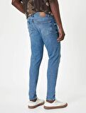 4SAM40059ND Koton Erkek Jean Pantolon ORTA İNDİGO