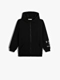 4SKB10018TK Koton Erkek Çocuk Sweat SİYAH