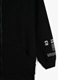 Koton Erkek Siyah Sweatshırt 4SKB10018TK