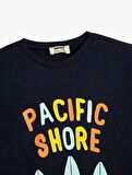 4SKB10135TK Koton Erkek Çocuk T-shirt LACİVERT