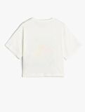 4SKG10139AK Koton Kız Çocuk T-shirt EKRU