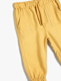 Basic Jogger Pantolon Viskon Kumaş 