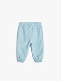 Basic Jogger Pantolon Viskon Kumaş 