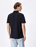 4SAM10006MK Koton Erkek T-shirt SİYAH