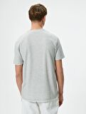 4SAM10065HK Koton Erkek T-shirt GRİ